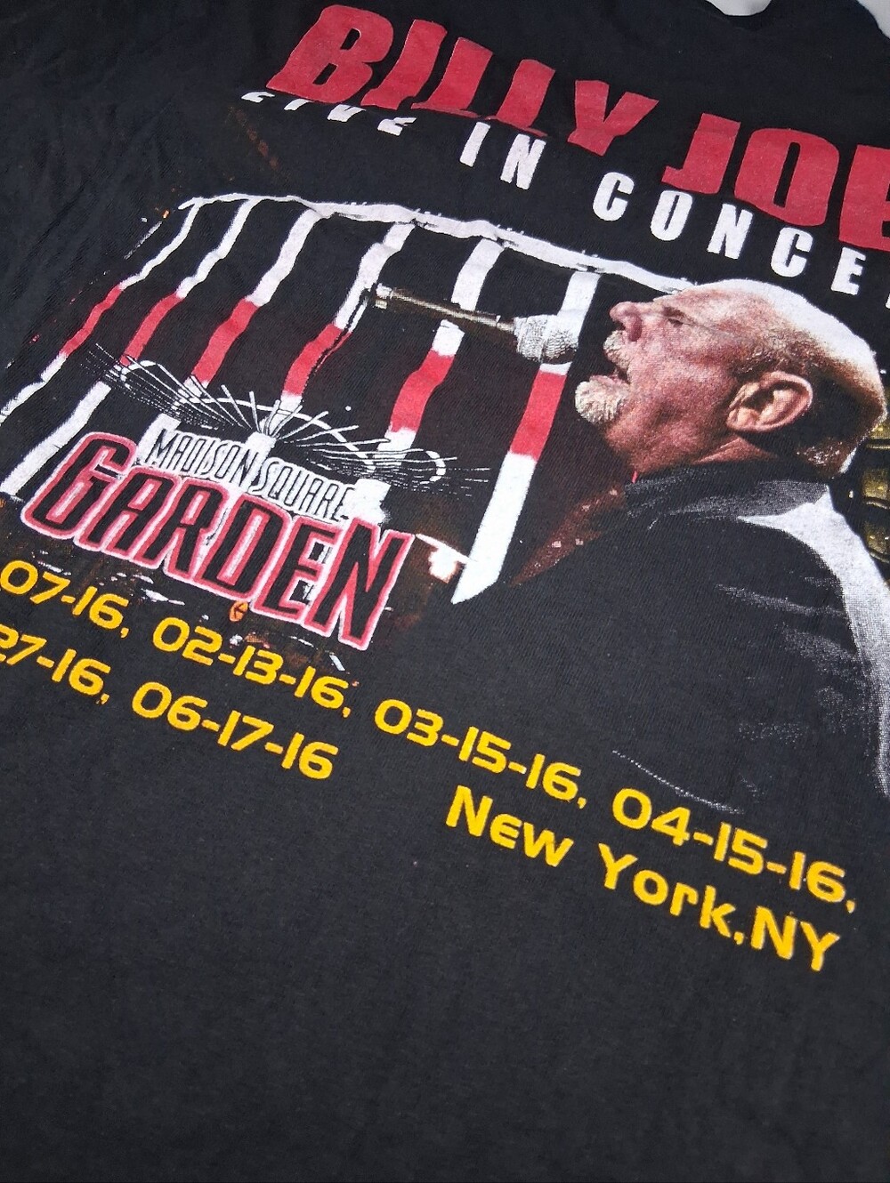 Billy Joel Live In Concert Madison Square Garden Men Size 2XL - Picture 8 of 8